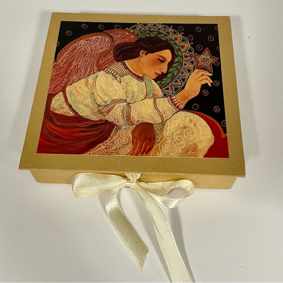 Southern Living B. Gallagher The World Was Calm 12 Blank Note Cards Festive - Picture 2 of 9